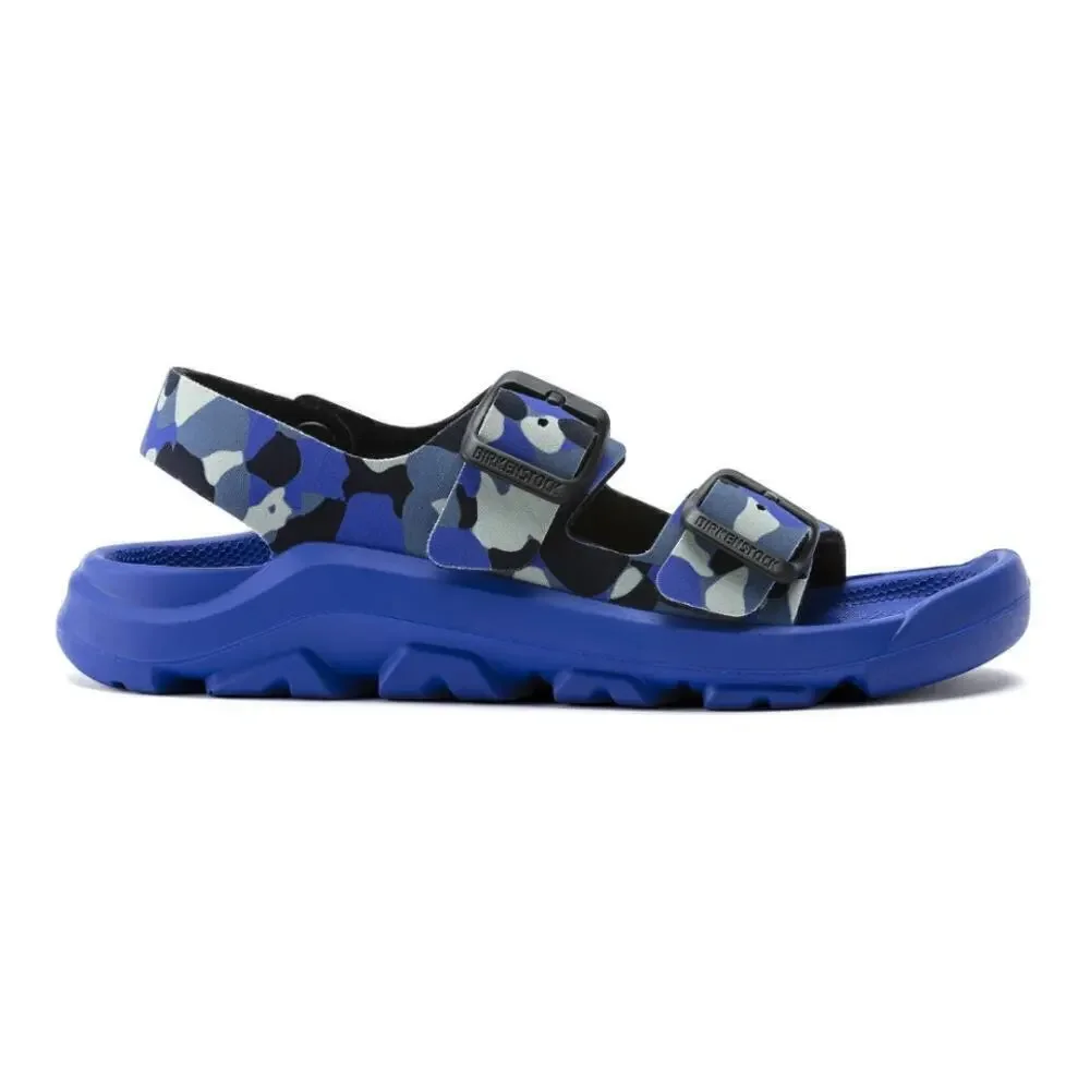 Birkenstock Kids Cork Camo Ultra Blue Mogami Kids Mogami Kids Birko-Flor Size 9c